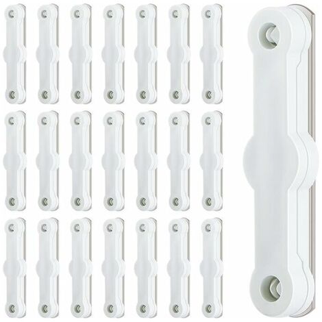Lot de 22  Autocollants Puissants pour Moustiquaires de Fenêtres,  avec Ruban adhésif pour Fixation, Bricolage.