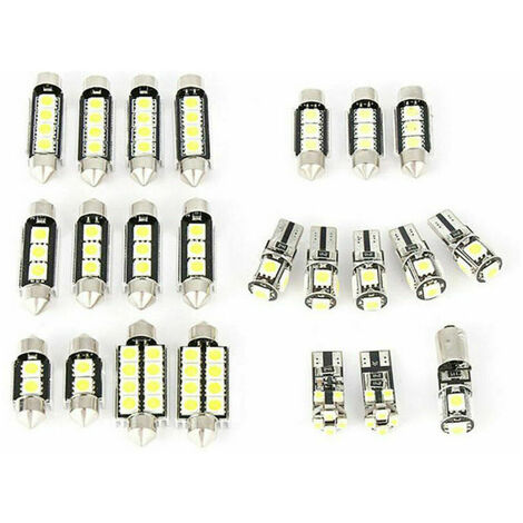 Lot de 23 ampoules LED SMD 5050 super lumineuses pour voiture HhyJk89xp6un