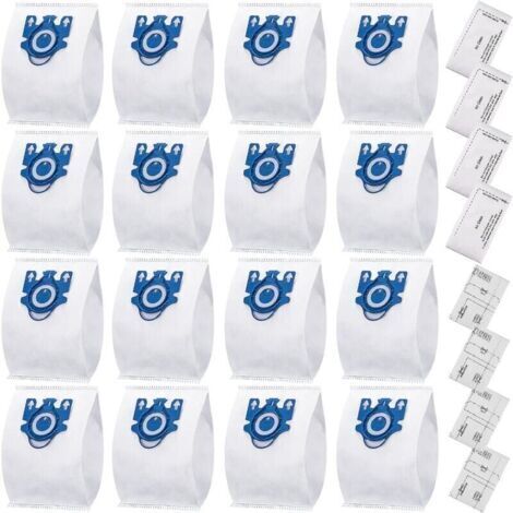 Lot de 24 aspirateur pour Miele Gn 3D Classic C1 Complete C2 C3, S227, S400i, S600, S800 Airclean 3d efficacité sacs à poussière remplacer Miele Gn aspirateur sac à poussière partie