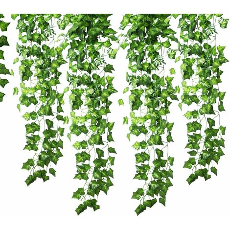 Randaco Lierre Artificielle Plantes Guirlande Vigne 12 Pcs 2.4m Exterieur  Décoration pour Célébration, Mariage