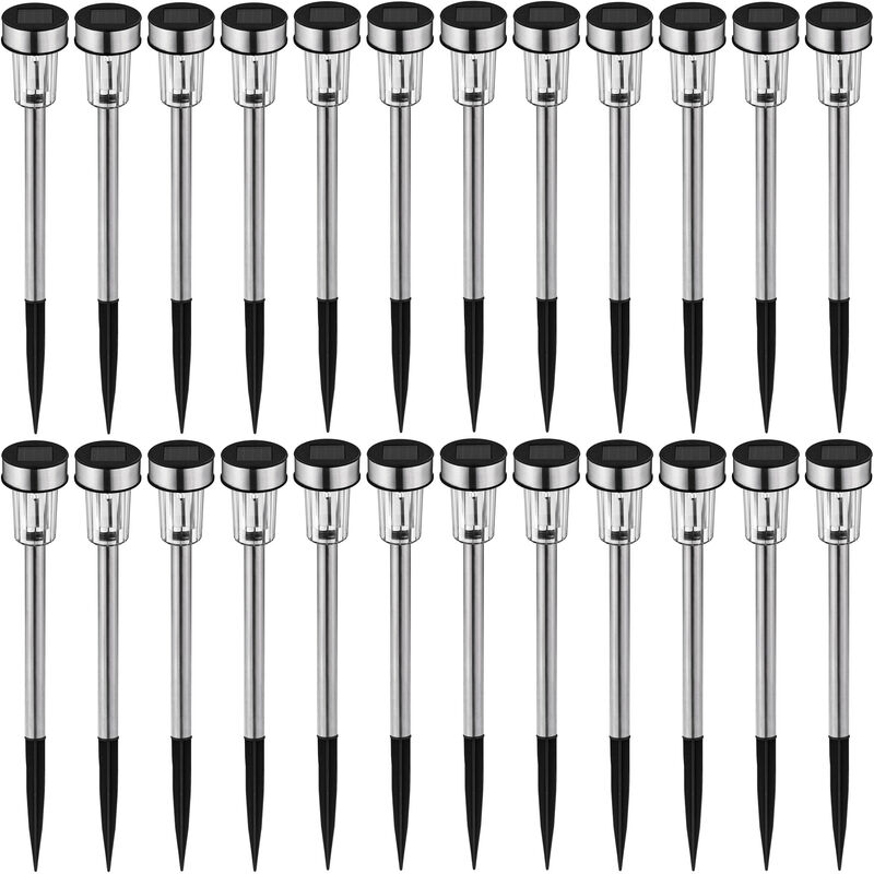Tectake - Lot de 24 lampes solaires led lumière colorée -