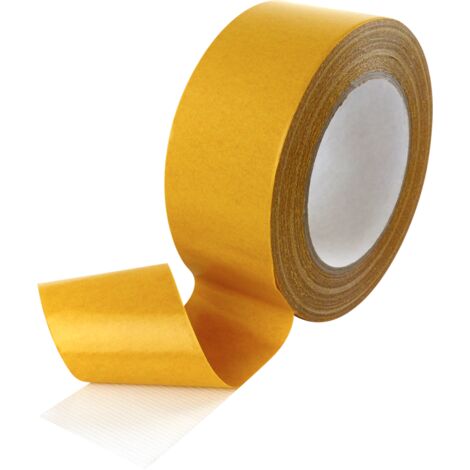 Lot de 24 Ruban adhésif double face toilé 50mm25M
