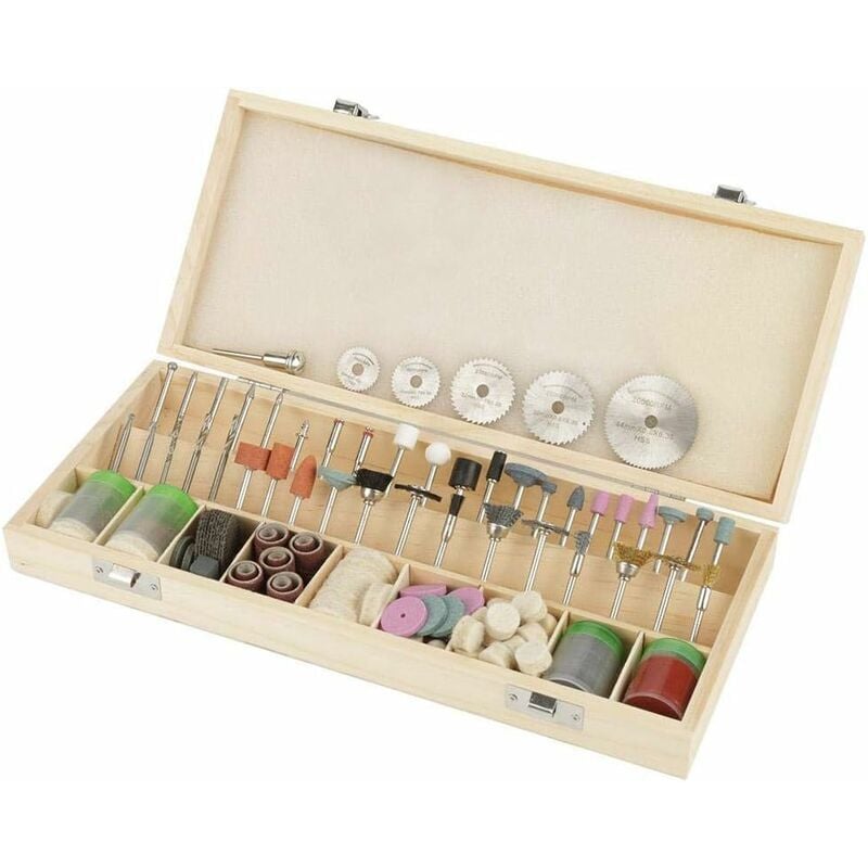 Lot de 242 accessoires pour outils rotatifs, accessoires pour perceuse à rotation, outil rotatif pour graver, couper, polir, poncer, etc.