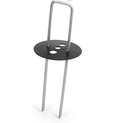 Lot de 25 Agrafes pour toiles de paillage argent avec Joints 150 30 3.5mm