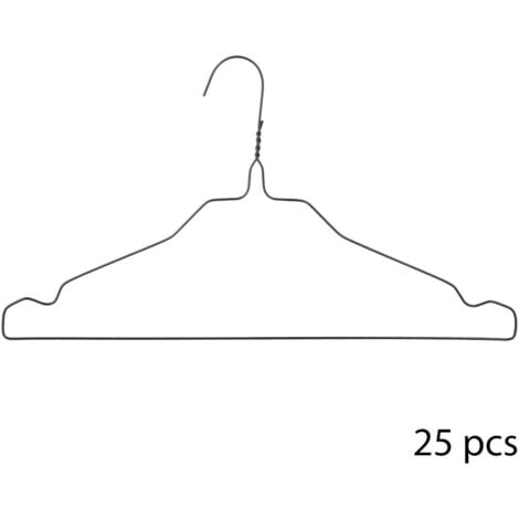 Lot de 25 cintres en métal - 5five