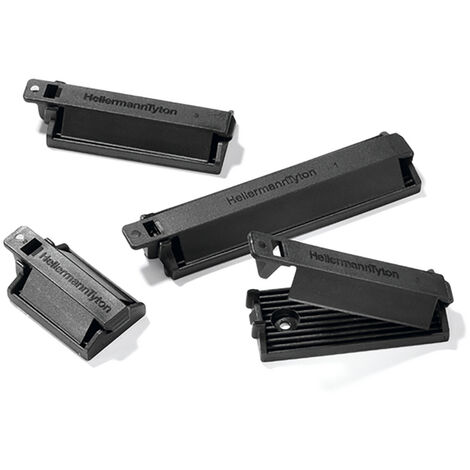 Lot de 25 clips avec capots pour cables 25x56,5mm - HellermannTyton
