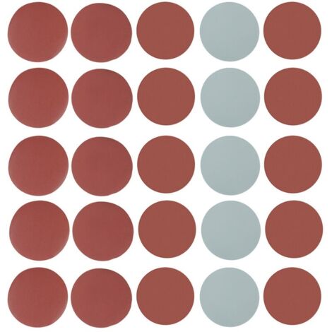 Lot de 25 disques abrasifs 125mm – Assortiment grains P800/P1000/P1500/P2000/P3000 – Pour ponçage bois. métal et pierre – Compatible avec outils de polissage - 25pcs