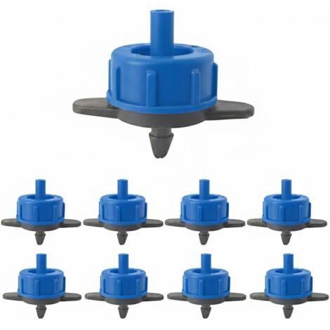 Lot de 25 Goutteurs autorégulants 8 l/h, Goutteurs d'irrigation en ligne système micro, Goutteur pour arrosage agriole et jardinage