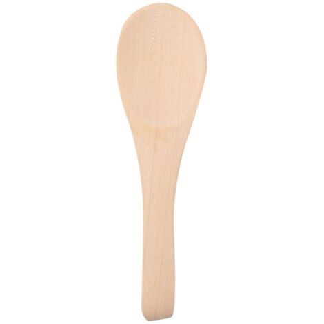 Lot de 25 mini cuillères en bois faites à la main pour la cuisine, pour condiments, sel et moutarde.