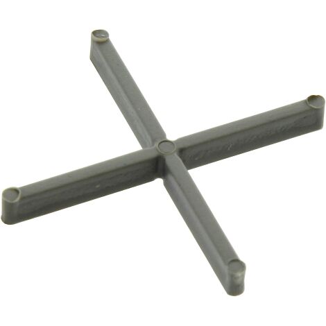 Lot de 250 entretoises transversales pour carrelage pour joint de 2 mm en plastique