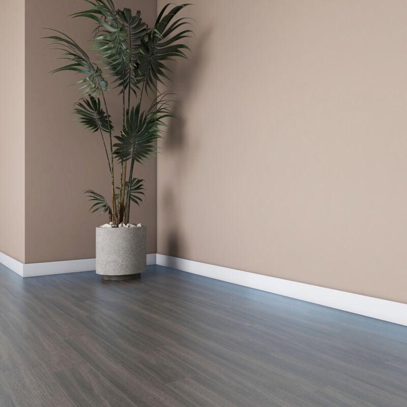 [neu.haus] - Lot de 28 plinthes Coevorden 195 x 8 cm blanc