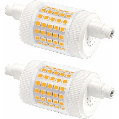 LPG Ampoule LED R7S 118mm 30W Dimmable, Blanc Chaud 3000K 3000LM, Linéaire  Remplacer Lampe Halogène J118 300W, Éclairage à 360 Degrés, Sans