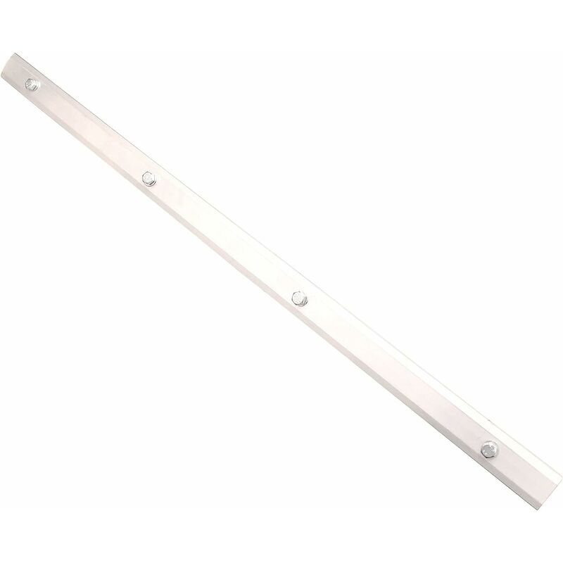 Artecsis - Lot de 2x Rail de fermeture pour Barrière anti rhizome 60cm / Accessoires barriere anti rhizome Bambou + Vis et écrous - Argent