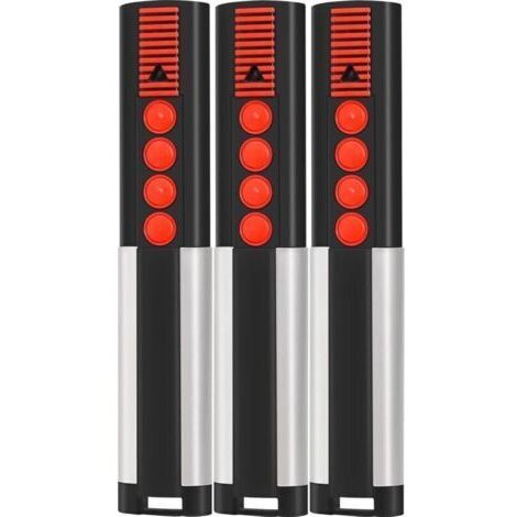 Lot de 3 868MHz Telecommande Portail, Telecommande Porte de Garage Compatible avec Telecommande 4020 TX03-868-4, 4026 TX03-868-2, 4020V000, 4026V000, Bip Portail Porte De Garage, 4 Canaux