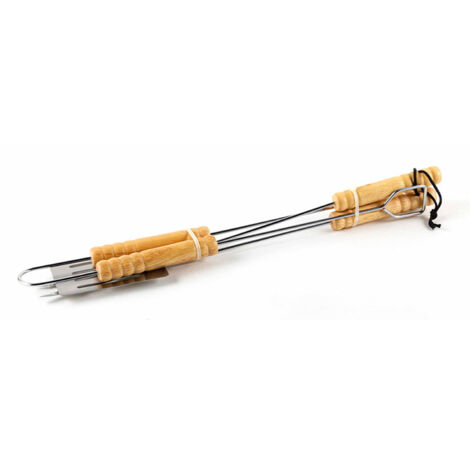 Lot de 3 accessoires en inox pour barbecue et plancha