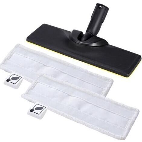 Lot de 3 accessoires pour nettoyeur vapeur Kärcher SC2 SC3 SC4 SC5 - Accessoires pour nettoyeur vapeur Kärcher - Avec 1 buse de sol, 2 chiffons en microfibre
