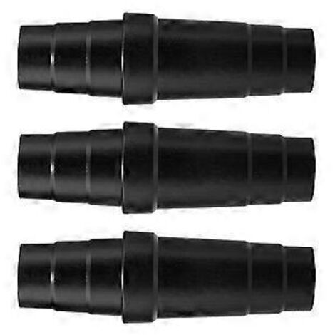 Lot de 3 adaptateurs pour aspirateur de 31,5 mm, universels, pour outils électriques/ponceuses, tuyau d'aspiration de poussière