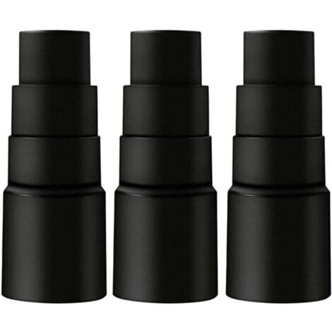 Lot de 3 adaptateurs pour tuyau d'aspirateur - Pour Kärcher Bosch Parkside Makita Metabo Black & Decker