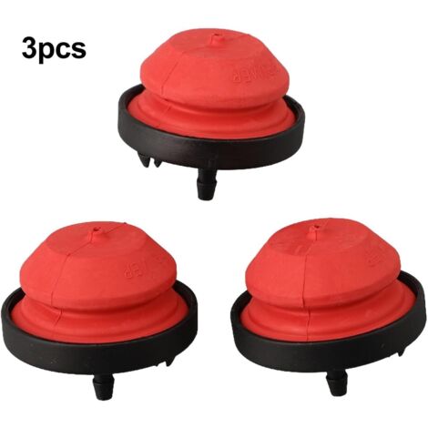 Lot de 3 ampoules 570682 570682A pour souffleuse à neige Tecumseh Snow King HMSK100 HMSK105 HMSK110 AV520 Fraise à neige Tondeuse à gazon Outil de jardinage Pièce de rechange Accessoires Noir Rouge