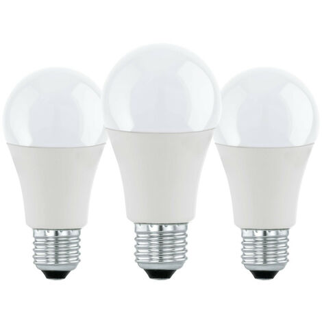 LOT DE 3 AMPOULES E27 A60 SMD 8,5W 806 LUMENS 4000K