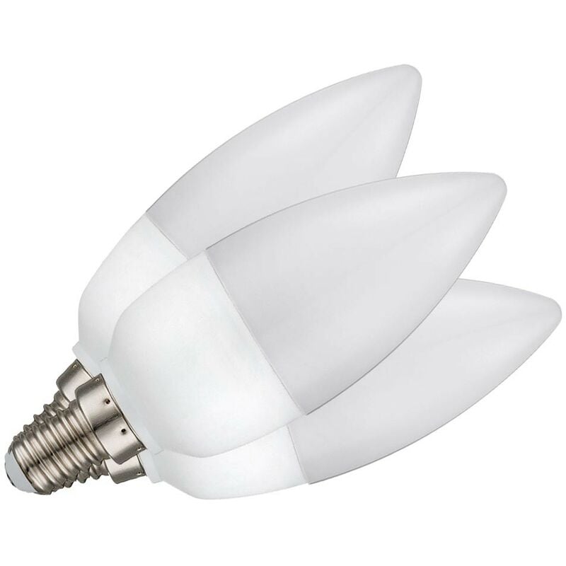 Lot de 3 ampoules led 5W E14 bougie 350lm 3000K blanc chaud dimmable