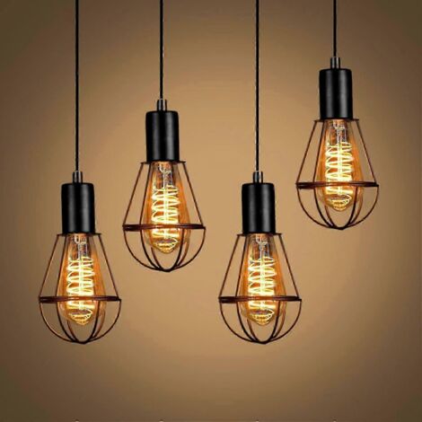 Lot de 3 ampoules LED Edison vintage 40W E27, culot à ailettes, dimmables, style antique, lumière chaude-AquaForge
