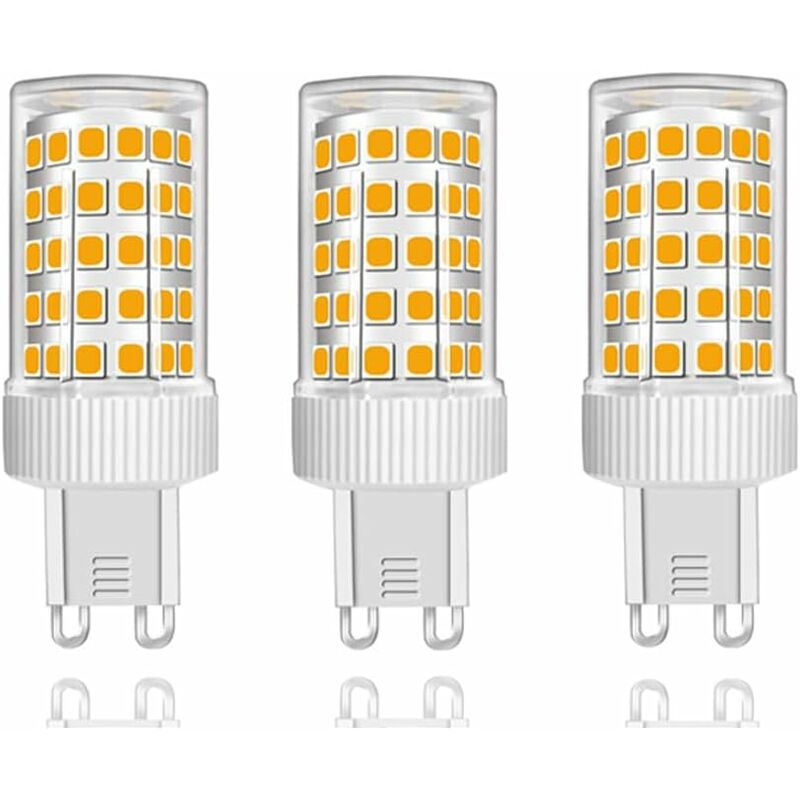 Lot de 3 Ampoules led G9 10W Équivalent Halogène 150W, 86 led, 1000Lm, Angle de faisceau 360°, Ultra Lumineuses, AC220-240V, Non Dimmable, Blanc