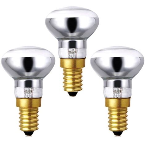 Lot de 3 ampoules R39 pour lampe à lave, 30 W, 230 V, culot E14, petit réflecteur à vis Edison, dimmable, blanc chaud.-AquaForge