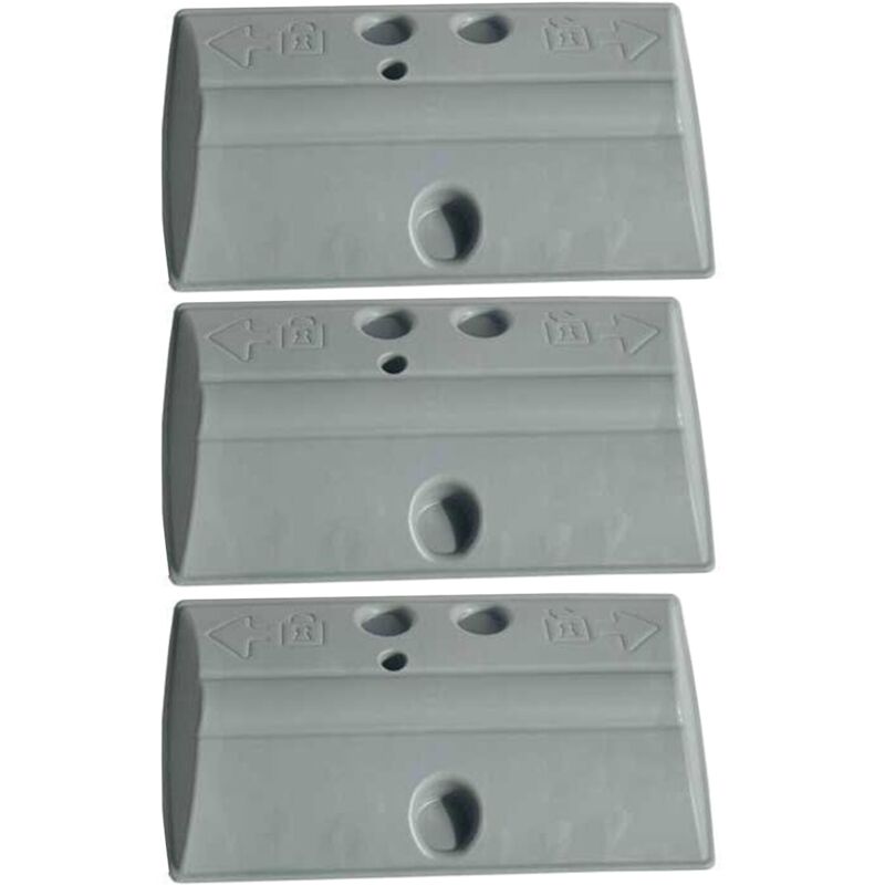 Brandt - Lot de 3 aubes de tambour d'origine