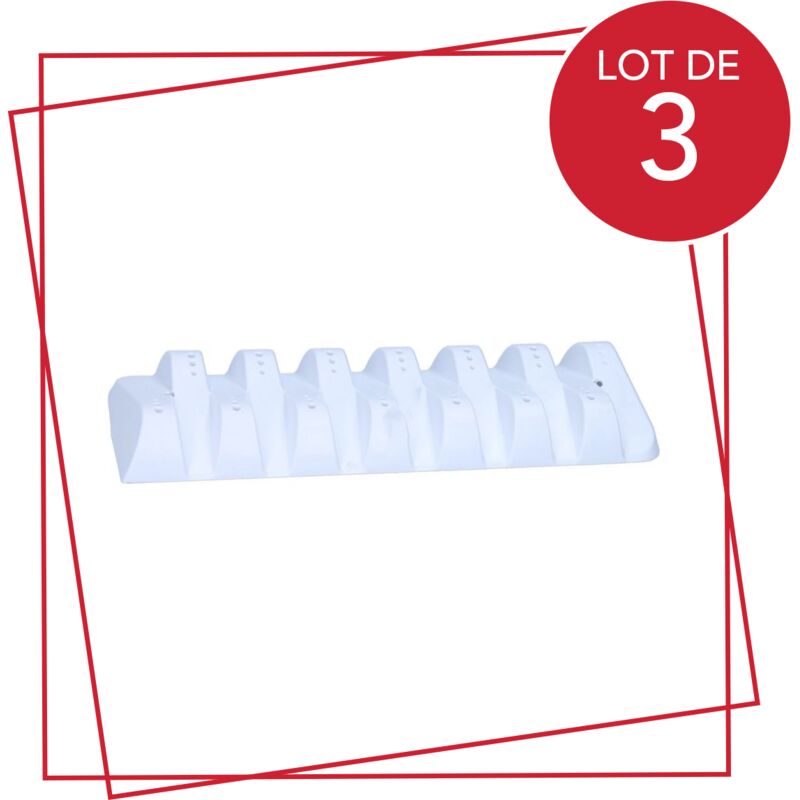 Whirlpool - Lot de 3 aubes de tambour d'origine