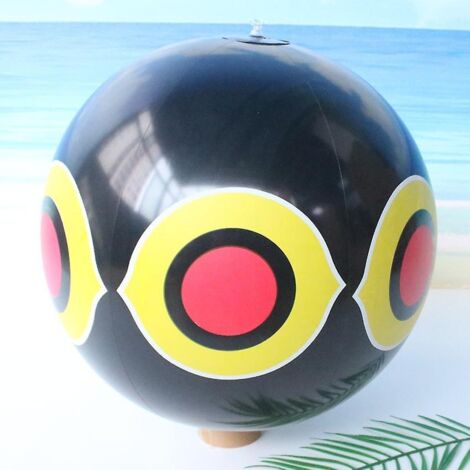 Lot de 3 ballons anti-oiseaux en forme d'œil noir pour éloigner les oiseaux