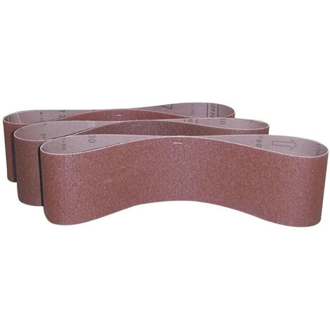 Lot de 3 Bandes abrasives K180 915 x 100 mm Bois - pour G55135