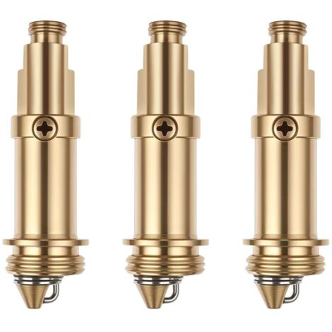 Lot de 3 Bassin Pop-up Remplacement, Bondes à Ressort en Laiton, Pop-up Boulon en Laiton, Rechange Salle Bain Bouchon Clack, Remplacement pour évier de Baignoire