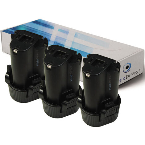 Lot de 3 batteries pour Makita CC300DWE carrelette sans fil 1500mAh 10.8V