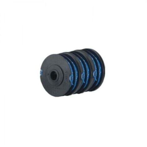 Lot de 3 bobines double fil RYOBI RAC123 - Diamètre 1.65mm - Pour coupe-bordures électriques