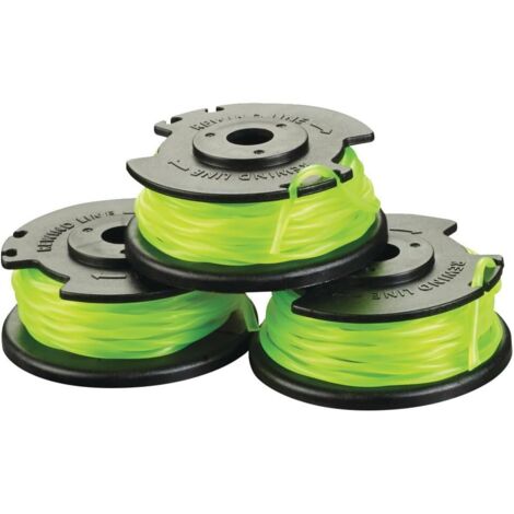Lot de 3 bobines simple fil pour coupe bordure RYOBI RTL