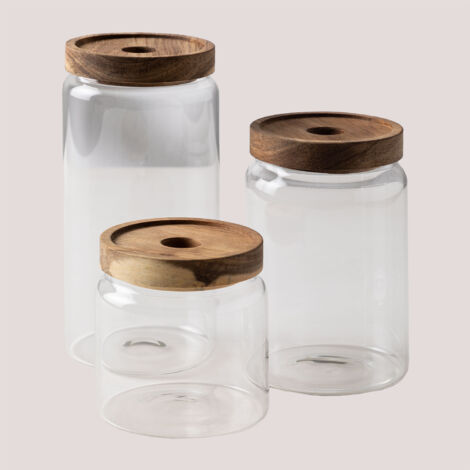 Wanwanzi Lot de 2 bocaux en verre avec 18 étiquettes pour buanderie –  Conteneurs en verre de 1,8 l – Bocal de rangement avec couvercle pour  lessive et perles : : Cuisine et maison