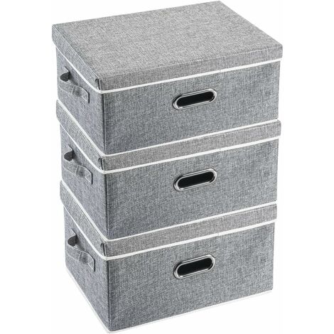 Set de 3 malles norah Couleur noir Atmosphera | La Redoute Set de 3 malles norah Couleur noir Atmosphera | La Redoute