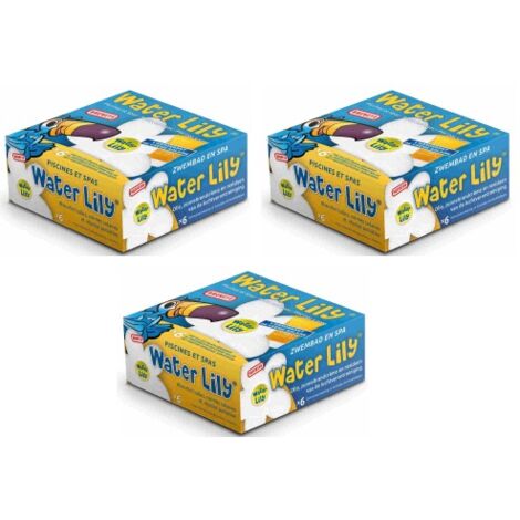 lot de 3 boites Absorbant spécifique des résidus gras - water lilly - toucan