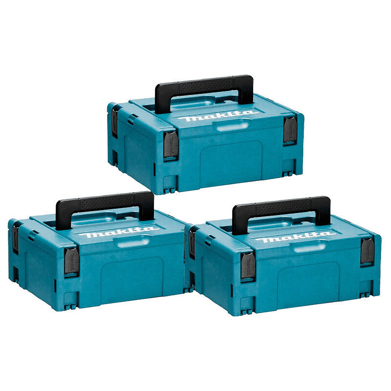 Makita - Lot de 3 boîtes de transport makpac taille 2 MAKPAC2-SETx3