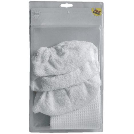 Lot de 3 bonnettes + 2 serpilleres pour PIECES ASPIRATEUR...