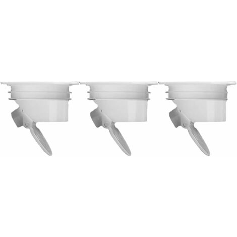 Lot de 3 bouchons anti-retour déodorants pour drains de sol filtre d'égout accessoires de salle de bain BF
