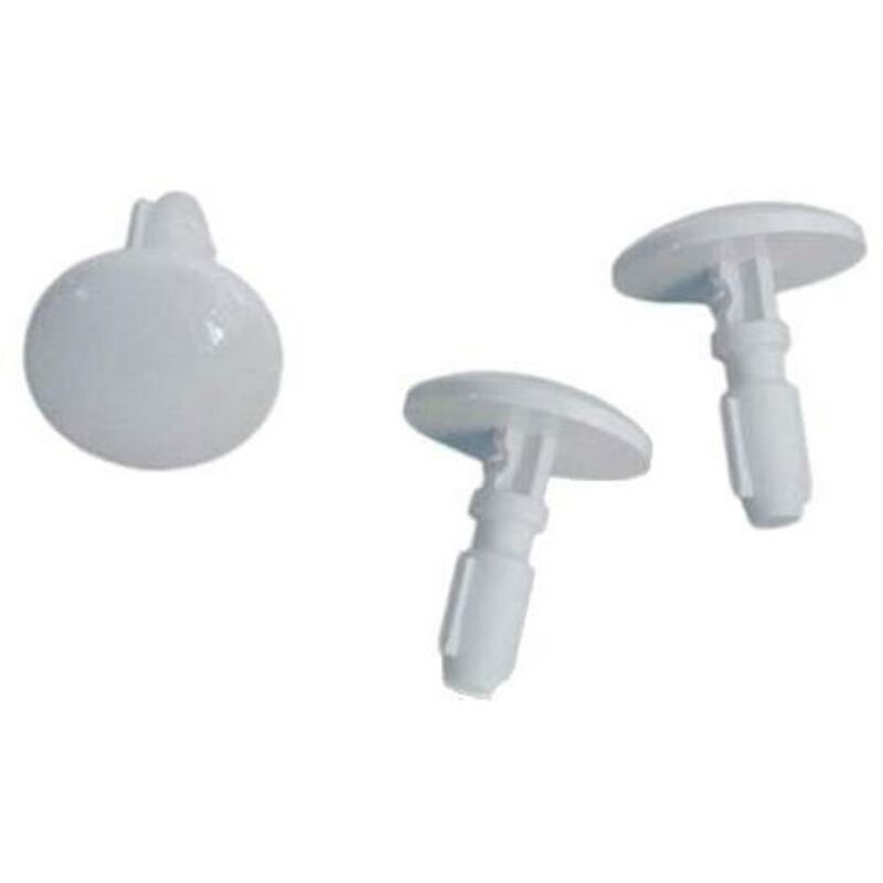 Lot de 3 boutons blancs (74X2994) Four, cuisinière brandt Fagor sauter, singer, vedette
