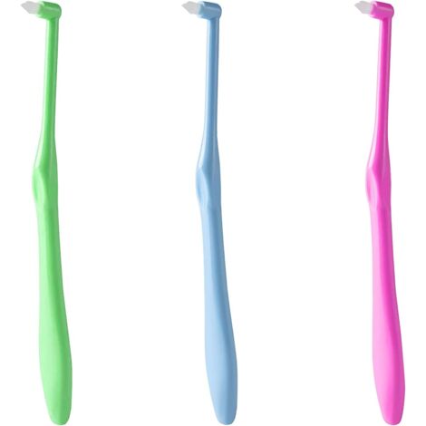 Lot de 3 brosses à dents Gap pour appareils orthodontiques et nettoyage de précision