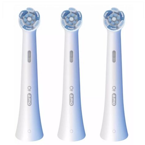 Lot de 3 brossettes pour brosses à dents - Braun - ORAL-B-IO