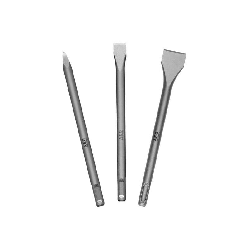 AEG - Lot de 3 burins sdsplus 200mm 4932352272