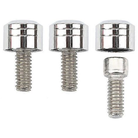 Lot de 3 cache-vis Torx en acier inoxydable pour pare-brise de moto Harley Touring Trike Glide 96-13--B