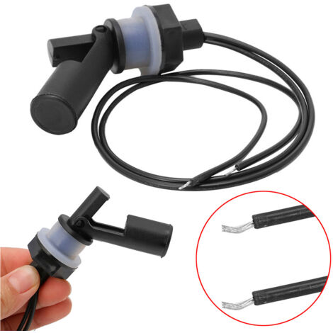 Lot de 3 Capteurs de Niveau deau, Interrupteur Flotteur Pour, Pompe Capteur Niveau eau Interrupteur De Niveau Automatique pour Aquarium de Piscine