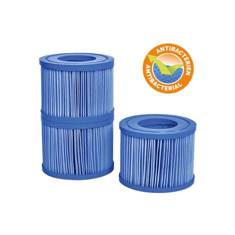 Cartouche de filtration antibactérienne Netspa - lot de 3
