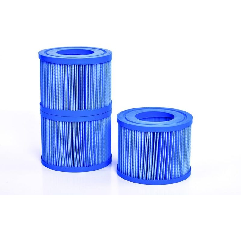 Lot de 3 Cartouches de Filtration pour Spa Gonflable - pour Purifier et Maintenir la Qualité de l'Eau du Spa - Compatible avec Tous les Spas N
